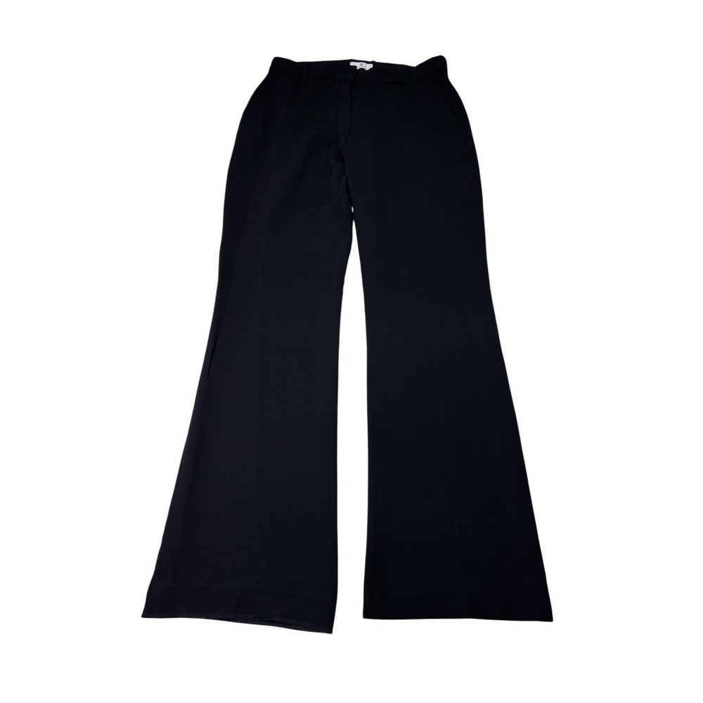 Babaton Aritzia Black Wide Leg Dress Pants Womens 10 W32 L32 Triacetate Blend